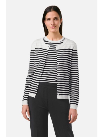 gerry weber γυναικεία ζεκέτα πλεκτή με ριγέ σχέδιο 