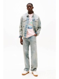 tommy jeans ανδρικό τζιν παντελόνι πεντάτσεπο loose fit ``jaimie`` - dm0dm20994 denim blue