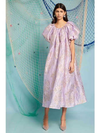 sister jane γυναικείο midi φόρεμα με floral print `port