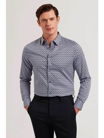 ted baker ανδρικό πουκάμισο με all-over print regular fit