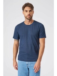 120% lino ανδρικό t-shirt μονόχρωμο - 32alim7186_000g308_s_01 μπλε σκούρο