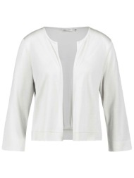 gerry weber γυναικεία ζακέτα ανοιχτή με πιέτες στο πίσω μέρος - 530146-35068 λευκό