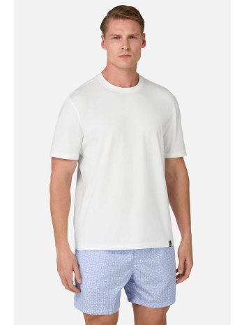 boggi milano ανδρικό t-shirt μονόχρωμο regular fit 
