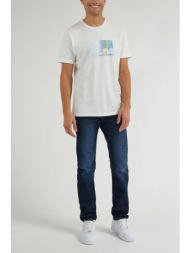 lee® ανδρικό τζιν παντελόνι πεντάτσεπο regular fit `daren` - 112318951-** denim blue σκούρο