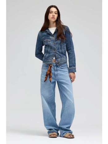 lee® γυναικείο τζιν παντελόνι πεντάτσεπο loose fit `rider`