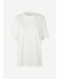 samsøe samsøe γυναικείο t-shirt μονόχρωμο `saeira` - f25100159 λευκό