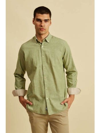 dors ανδρικό πουκάμισο μονόχρωμο regular fit - 1038011.c10