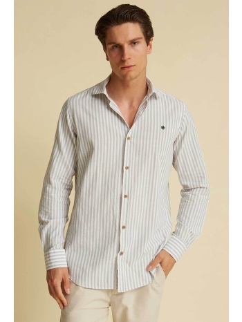dors ανδρικό πουκάμισο με ριγέ σχέδιο regular fit 