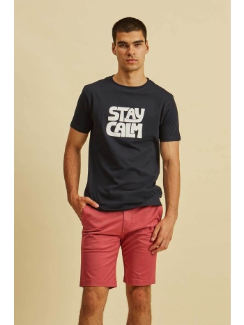 dors ανδρικό t-shirt με letter print regular fit 