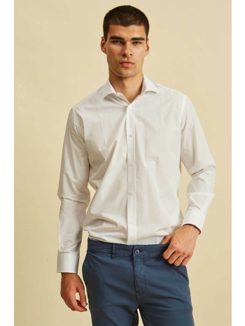 dors ανδρικό πουκάμισο μονόχρωμο - 1038005.c01 λευκό