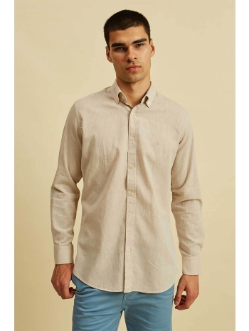 dors ανδρικό πουκάμισο μονόχρωμο regular fit - 1038011.c02