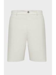 calvin klein ανδρική βερμούδα chino regular fit - k10k114077 λευκό
