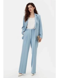 calvin klein γυναικείο παντελόνι κοστουμιού wide leg - k20k207836 γαλάζιο