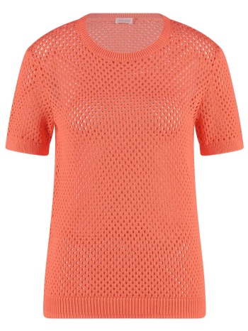 gerry weber γυναικεία πλεκτή μπλούζα με διάτρητο σχέδιο 