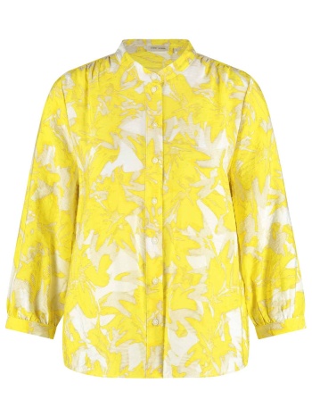 gerry weber γυναικείο πουκάμισο μάο με floral print και