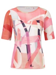gerry weber γυναικείο t-shirt με all-over print - 570326-35054 πολύχρωμο