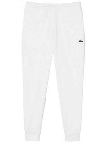 lacoste ανδρικό παντελόνι φόρμας μονόχρωμο με κεντημένο