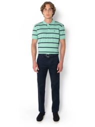 the bostonians ανδρικό παντελόνι chino gabardine regular fit - cn07187963 μπλε σκούρο