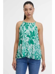 orsay γυναικεία αμάνικη μπλούζα με floral print - 1000495-x18-6022 πράσινο