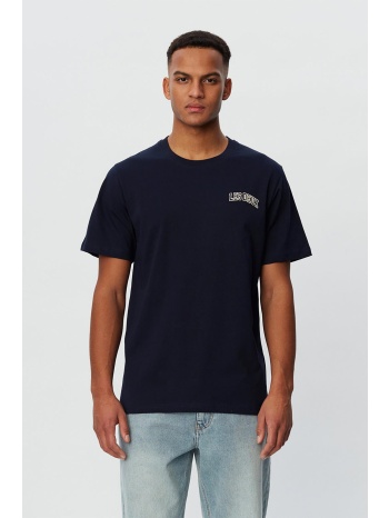 les deux ανδρικό t-shirt μονόχρωμο με λογότυπο στο στήθος