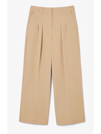 lacoste γυναικείο παντελόνι stretch wide leg - hf0205-00