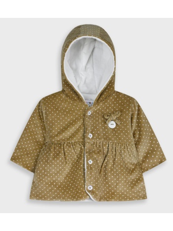 βρεφικό βελουτέ μπουφάν - πουα 14-125400-1