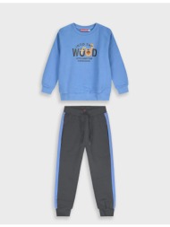 φούτερ φόρμα με τύπωμα - ανθρακι 12-125184-0