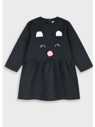 βρεφικό φούτερ φόρεμα - ανθρακι 14-125410-7