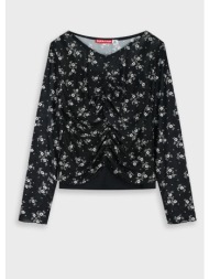 φλοράλ τοπ - μαυρο 16-125201-4