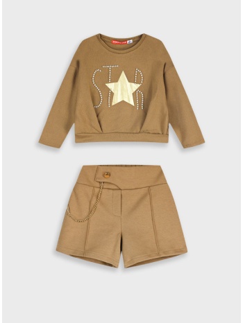 σετ μπλούζα με σορτς - λαττε 15-125322-0