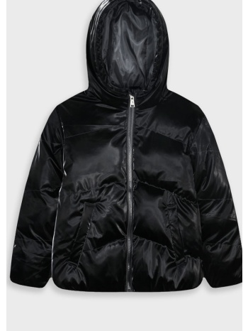 μπουφάν με κουκούλα - μαυρο 16-125203-1