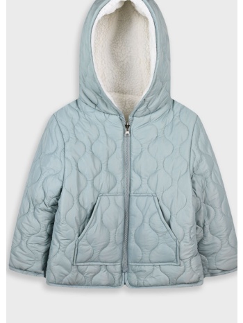 μπουφάν διπλής όψης - φυστικι 15-125303-1