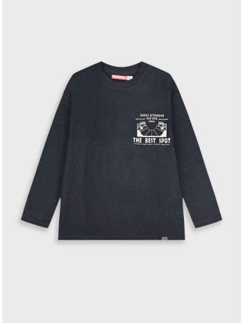 μακρυμάνικη μπλούζα - μαυρο 13-125020-5