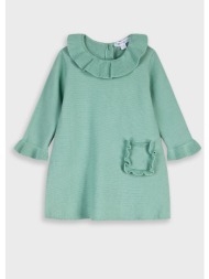 βρεφικό πλεκτό φόρεμα - μεντα 14-125411-7