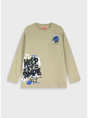 μακρυμάνικη μπλούζα - smoke grey 13-125022-5