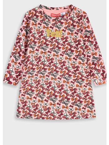 εμπριμέ φούτερ φόρεμα 15-125345-7