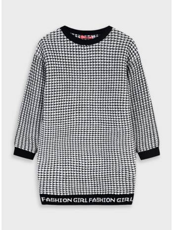 πλεκτό φόρεμα - μαυρο 16-125205-7