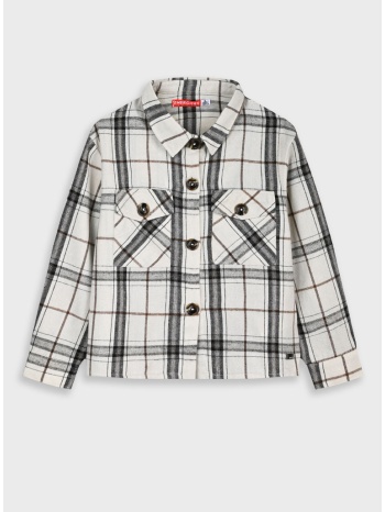 καρρώ πουκάμισο - εκρού 16-125210-4