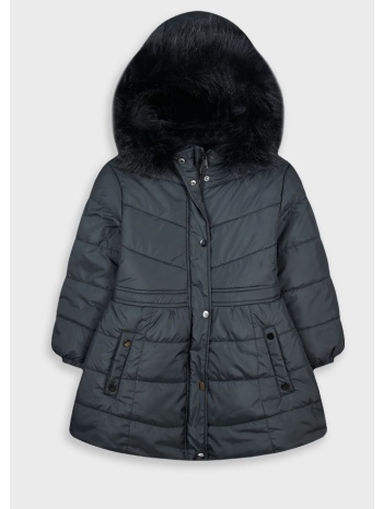 μπουφάν με αποσπόμενη κουκούλα - μαυρο 16-125200-1