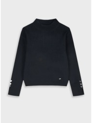 μακρυμάνικη ριπ μπλούζα - μαυρο 16-125203-6