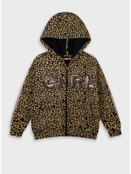 ζακέτα λεοπάρ - μαυρο 15-125301-5