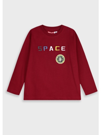 μακρυμάνικη μπλούζα - μπορντω 12-125124-5