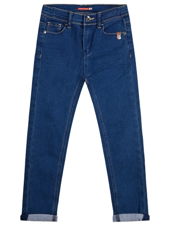 energiers basic line unisex 5τσεπο ελαστικό τζην - μπλε