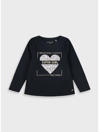 μακρυμάνικη μπλούζα - μαυρο 15-125321-5