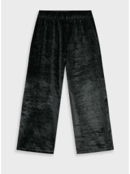 βελουτέ παντελόνι - μαυρο 16-125221-2