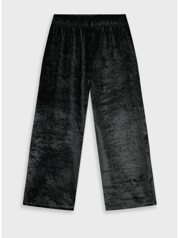 βελουτέ παντελόνι - μαυρο 16-125221-2