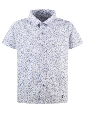 κοντομάνικο εμπριμέ πουκάμισο 42-223193-4