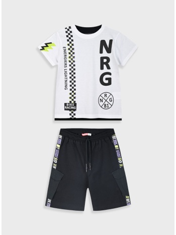 σετ με τύπωμα για αγόρι - μαυρο 13-225047-0 σε προσφορά