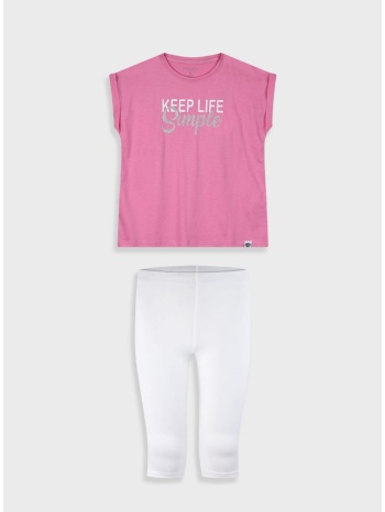 σετ με τύπωμα για κορίτσι - λευκό 16-225243-0 σε προσφορά