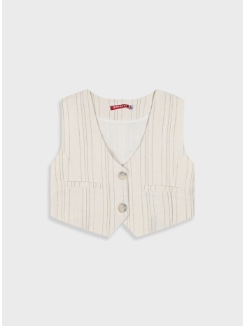 γιλέκο για κορίτσι - κρεμ 16-225219-1 σε προσφορά